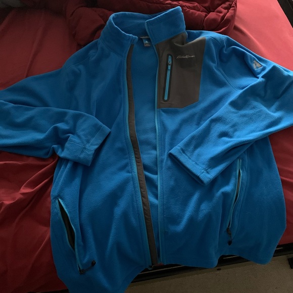 Eddie Bauer Medium Fleece Lightweight Jacket - Picture 3 of 5